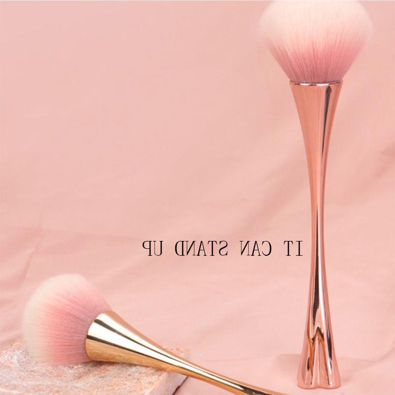 wholesale Gold Pink Power Brush Makeup Single Travel Disposible Blusher Make Up Brush Professional Beauty Cosmetics Tool Atcigzxx240709