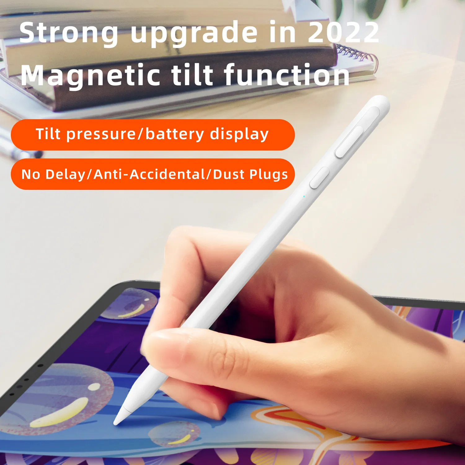 For Apple iPad Pencil 2 Stylus Pen iPad Pro 11 12.9 2018-2022 10.2 7th 8th 9th Generation mini 5 6 Air 3 4 5 10.9 Palm Rejection
For Apple iPad Pencil 2 Stylus Pen iPad Pro 11 12.9 2018-2022 10.2 7th 8th 9th Generation mini 5 6 Air 3 4 5 10.9 Palm Rejection