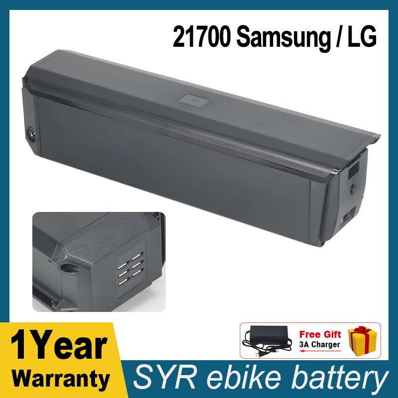 

SYR ebike battery 21700 36V 25Ah batteries with Samsung LG cell 48V 52V 20Ah akku for 350w 750w 1000w Himiway Big Dog ASOMTOM AO Q7 velowave rover electric bicycle