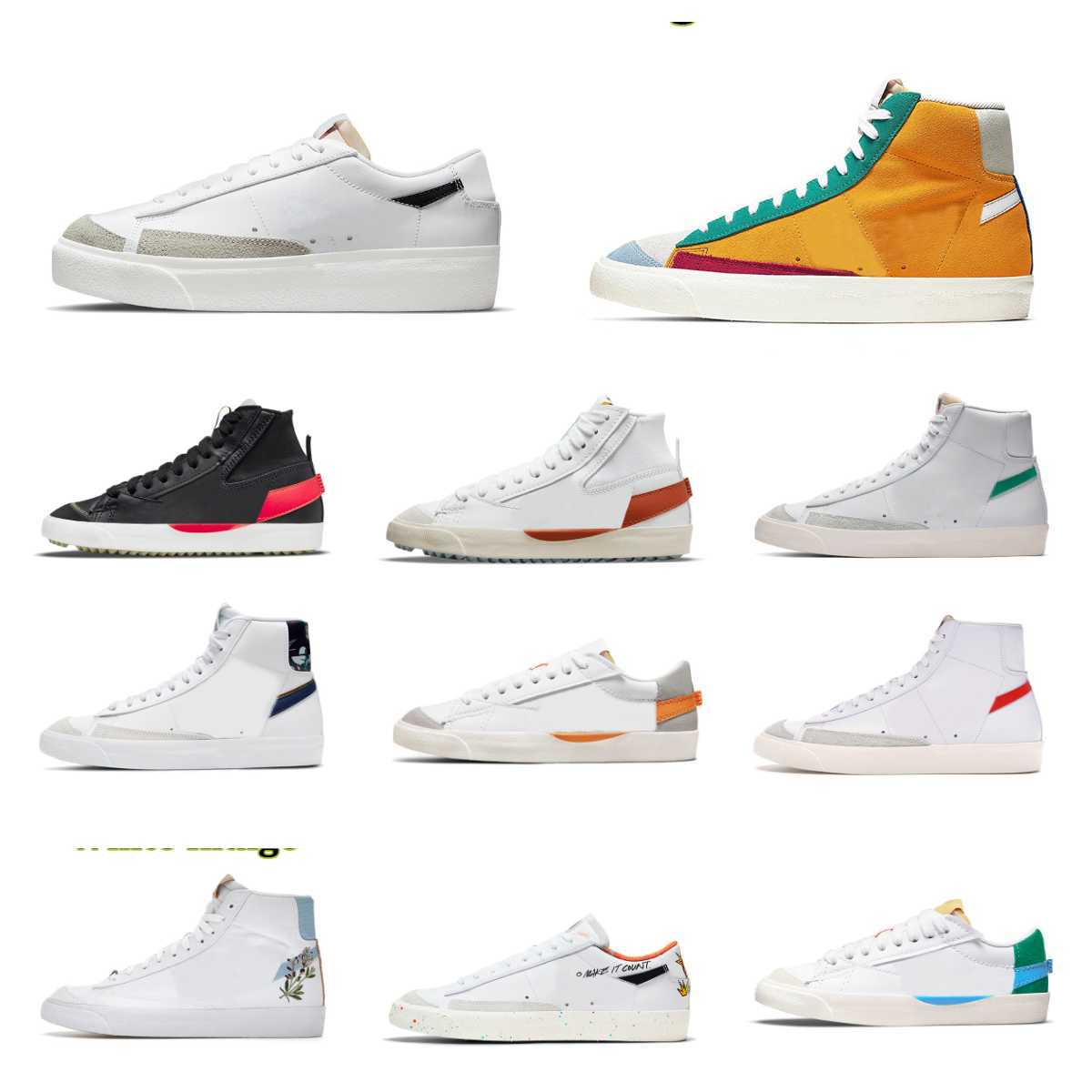Blazers Mid 77 Vintage Athletic Shoes Blazer Jumbo Low Pine Green Catechu Indigo Black White Indigo University Blue Mens Womens Trainers Runner Running Sneakers, High sketch white black
Blazers Mid 77 Vintage Athletic Shoes Blazer Jumbo Low Pine Green Catechu Indigo Black White Indigo University Blue Mens Womens Trainers Runner Running Sneakers, High sketch white black