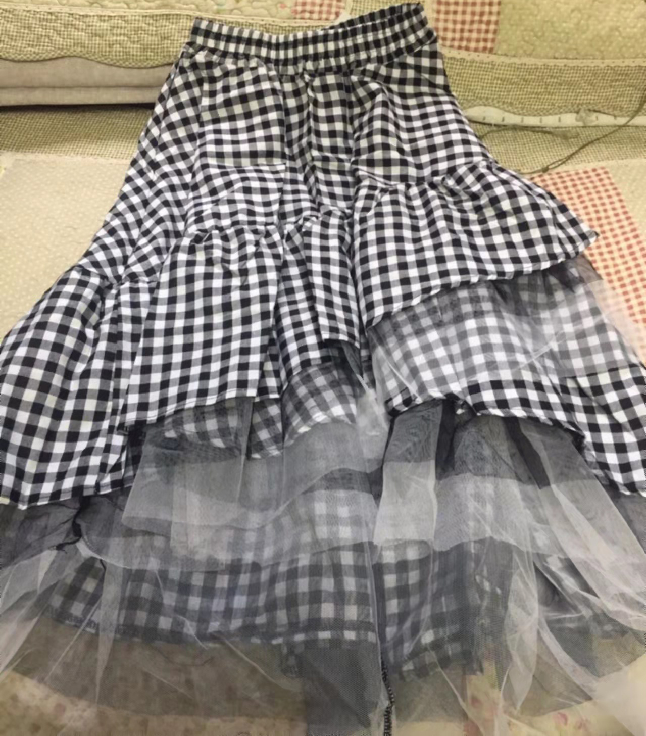 Skirts High Low Black Tulle Skirt Asymmetrial Hem Tutu Layered Wedding Bridal Gown High Waist Pleated Prom Skirt Gala Stylish Saia 230428