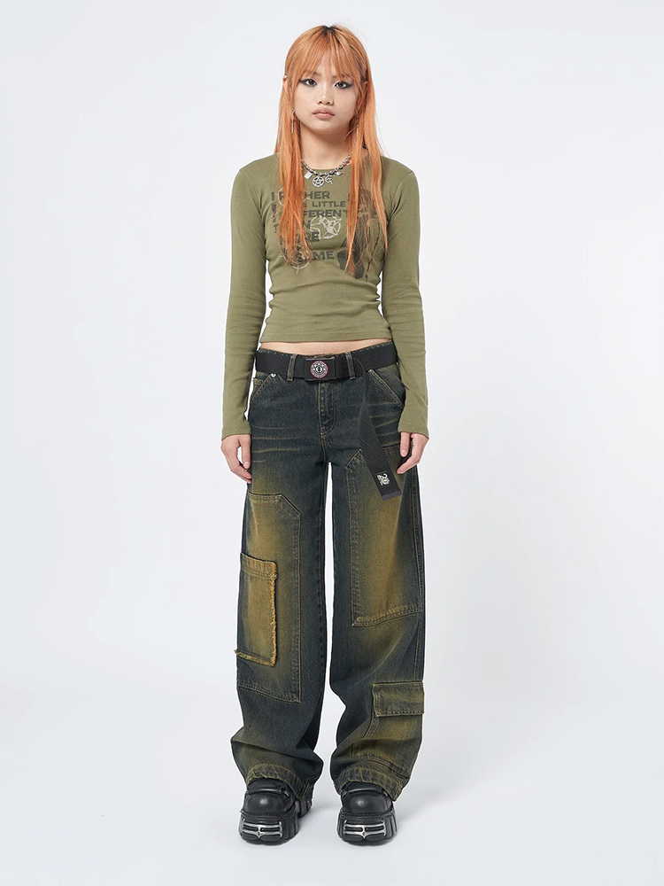 Women's T-Shirt Women T-Shirt Graphic Y2k Long Sleeve Crop Tops Tees Summer Grunge Korean Fashion Streetwear Pullover Vintage Aesthetic Clothing 