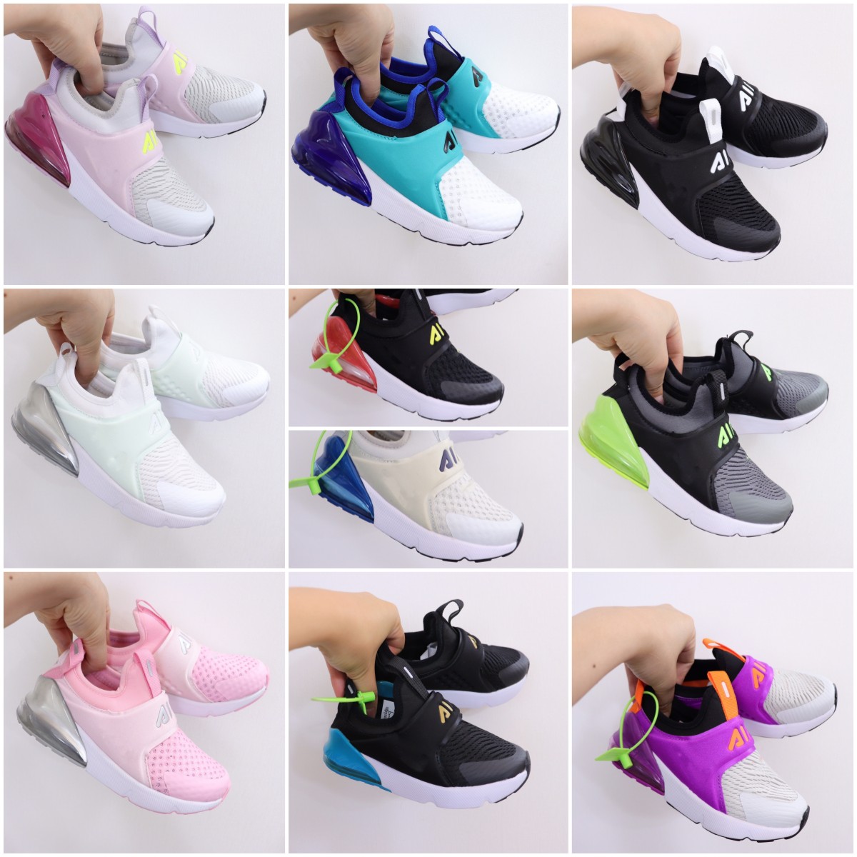 kids Designers Max 270 270s boys girls Running Shoes AirMaXs Triple Black White purple University Red Brown Barely Rose Anthracite Trainers Sports Sneakers 23-37, Color 03
kids Designers Max 270 270s boys girls Running Shoes AirMaXs Triple Black White purple University Red Brown Barely Rose Anthracite Trainers Sports Sneakers 23-37, Color 03
