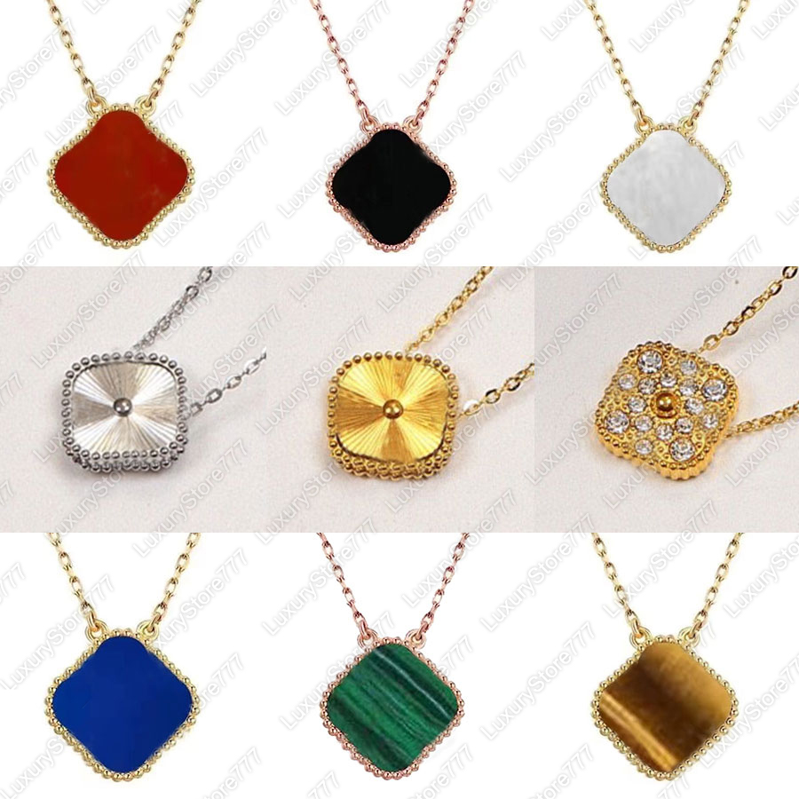 Necklace Designer necklace 4/Four Leaf Clover Necklaces Highly Quality 15mm 18K Plated gold Necklaces Pendants jewelry designer for women girls Link Chain Womens
Necklace Designer necklace 4/Four Leaf Clover Necklaces Highly Quality 15mm 18K Plated gold Necklaces Pendants jewelry designer for women girls Link Chain Womens