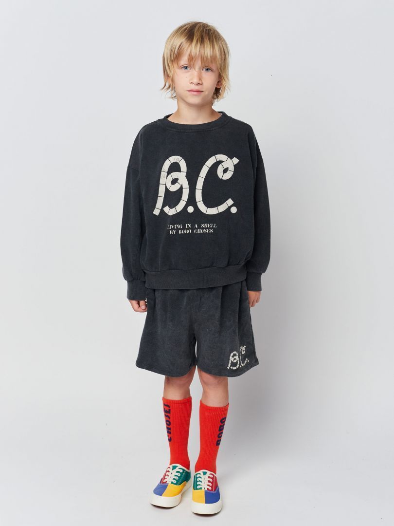 Shorts Korean Kids T Shirts For BC Summer Baby Boys Girl Cartoon Tee Toddler Childrens Clothings 230427