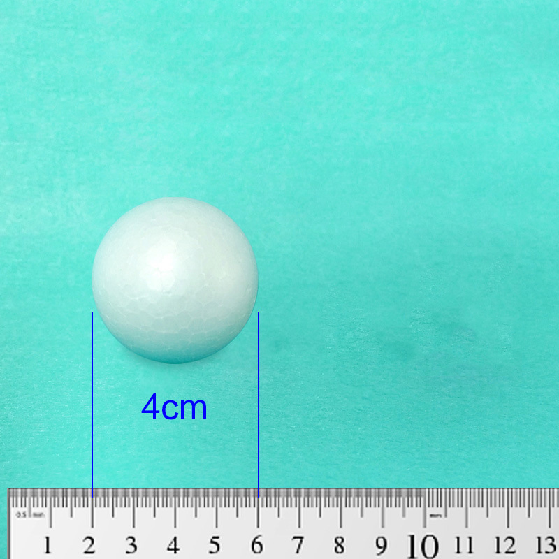 2.54CM 3CM 4CM White Modelling Polystyrene Styrofoam Foam Ball Decoration Supplies Decorative balls Filler Mini Beads