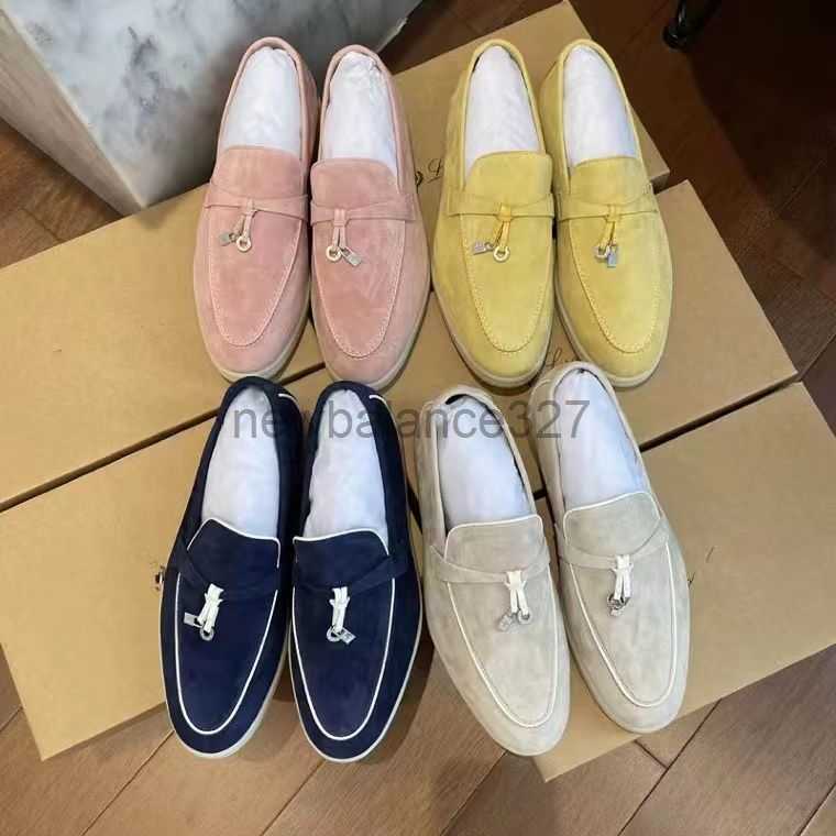 LP summer Casual Single shoes Charms embellished Walk suede loafers Genuine Leather Retro Pea Shoe Women Loro Piana Comfort Flats Outdoor sneakers 1WZT, Dark blue
LP summer Casual Single shoes Charms embellished Walk suede loafers Genuine Leather Retro Pea Shoe Women Loro Piana Comfort Flats Outdoor sneakers 1WZT, Dark blue