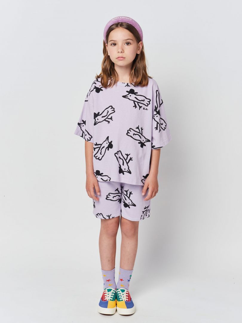 Shorts Korean Kids T Shirts For BC Summer Baby Boys Girl Cartoon Tee Toddler Childrens Clothings 230427