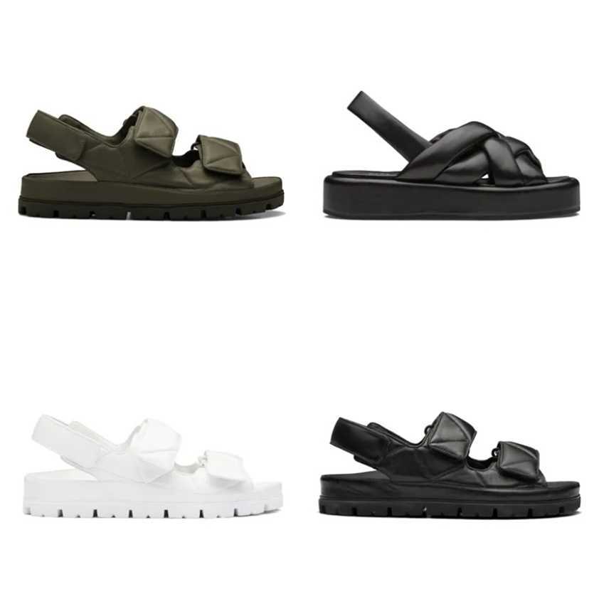 Vintage Check Slides Pantoufle Padded nappas leather Sandals Plaid Pool Slipper Women black white Summer Beach Outdoor Mule PRD inverted Triangle logo shoes, Pda4181
Vintage Check Slides Pantoufle Padded nappas leather Sandals Plaid Pool Slipper Women black white Summer Beach Outdoor Mule PRD inverted Triangle logo shoes, Pda4181