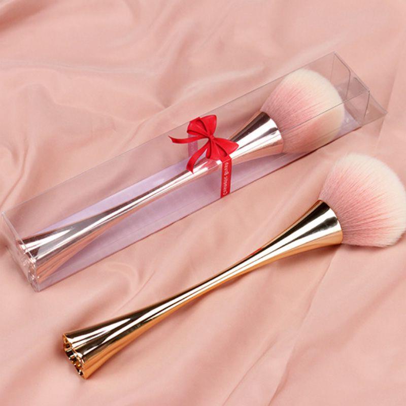 wholesale Gold Pink Power Brush Makeup Single Travel Disposible Blusher Make Up Brush Professional Beauty Cosmetics Tool Atcigzxx240709
