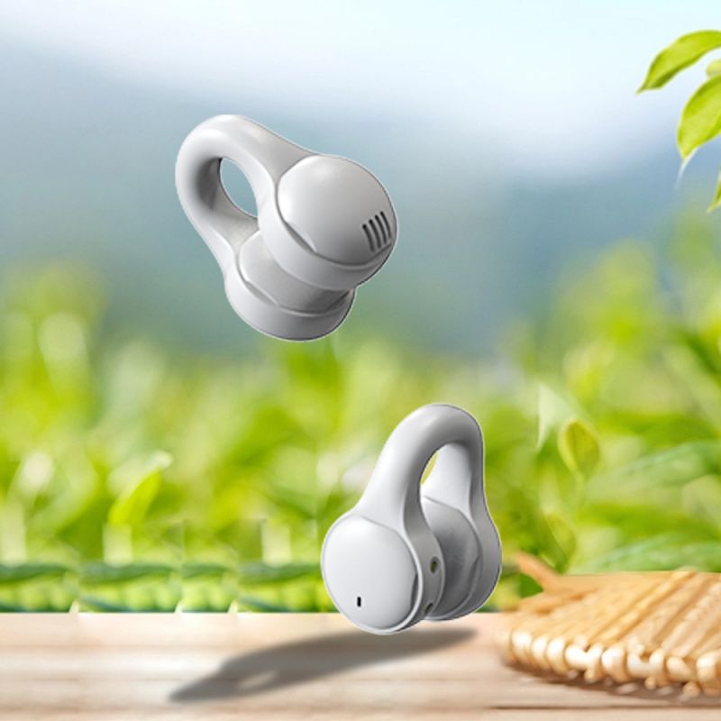 TWS Bluetooth headset Clip-on ears Wireless Earphone Fingerprint control HZC-43 model Built-in Microphone LED display Headphone Sport Earphone Music h