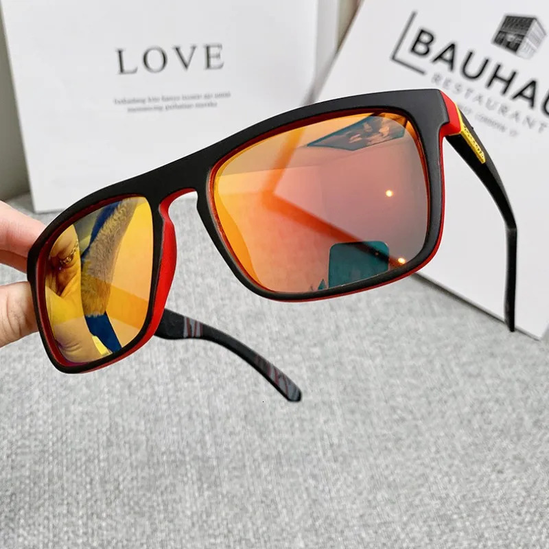 Outdoor Eyewear Fashion Polarized Sunglasses Color Changing Men Sports Cycling Road Mountain Bike Glasses 231127