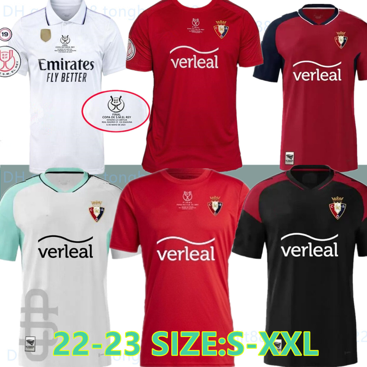 22 23 OSASUNA Copa del Rey Final soccer jersey DAVID GARCiA CHIMY aVILA CAMISETA EQUIPACIoN ADULTO 2022 2023 TORRES MONCAYOLA MANU SANCHEZ Football shirt men top Kit, 22-23 away
22 23 OSASUNA Copa del Rey Final soccer jersey DAVID GARCiA CHIMY aVILA CAMISETA EQUIPACIoN ADULTO 2022 2023 TORRES MONCAYOLA MANU SANCHEZ Football shirt men top Kit, 22-23 away
