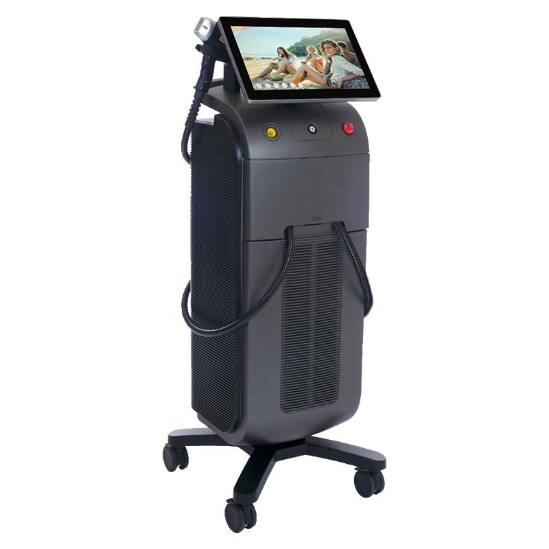 755nm 808nm 1064nm Diode Laser Hair Remove 1200w 1600w Diode Laser 808 Hair Removal Ice Titanium Upgrade Soprano Laser Depilation Skin Smoothing Machi