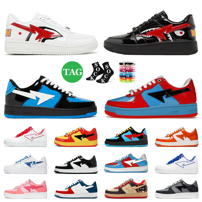 2023 Low Top Women Mens Fashion Luxury Shoes SK8 Sta White Black Color Camo Combo Pink OG Designer Platform Sneakers Patent Leather Sports Trainers Size 36-45, C39 triple white 36-45
2023 Low Top Women Mens Fashion Luxury Shoes SK8 Sta White Black Color Camo Combo Pink OG Designer Platform Sneakers Patent Leather Sports Trainers Size 36-45, C39 triple white 36-45