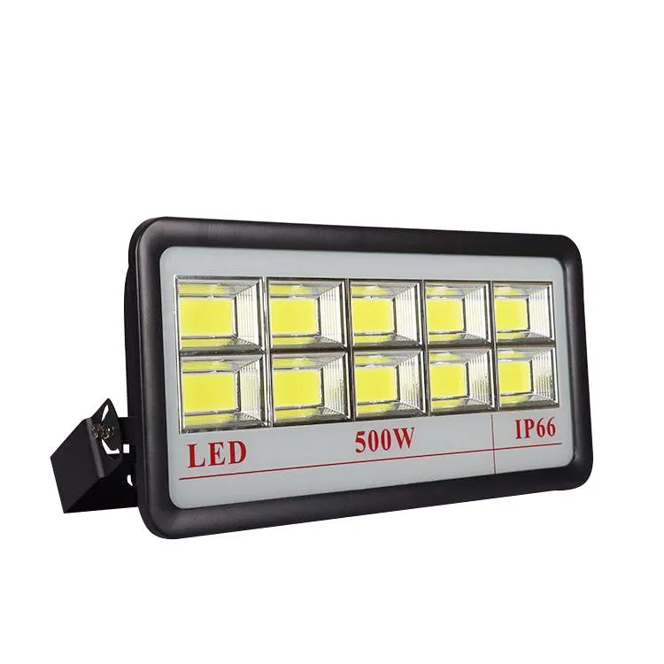 Outdoor LED FloodLights Fixture 600W 500W 400W 300W IP66 Waterproof Exterieur COB Floodlight 90 Degree Beam Angle Spotlight