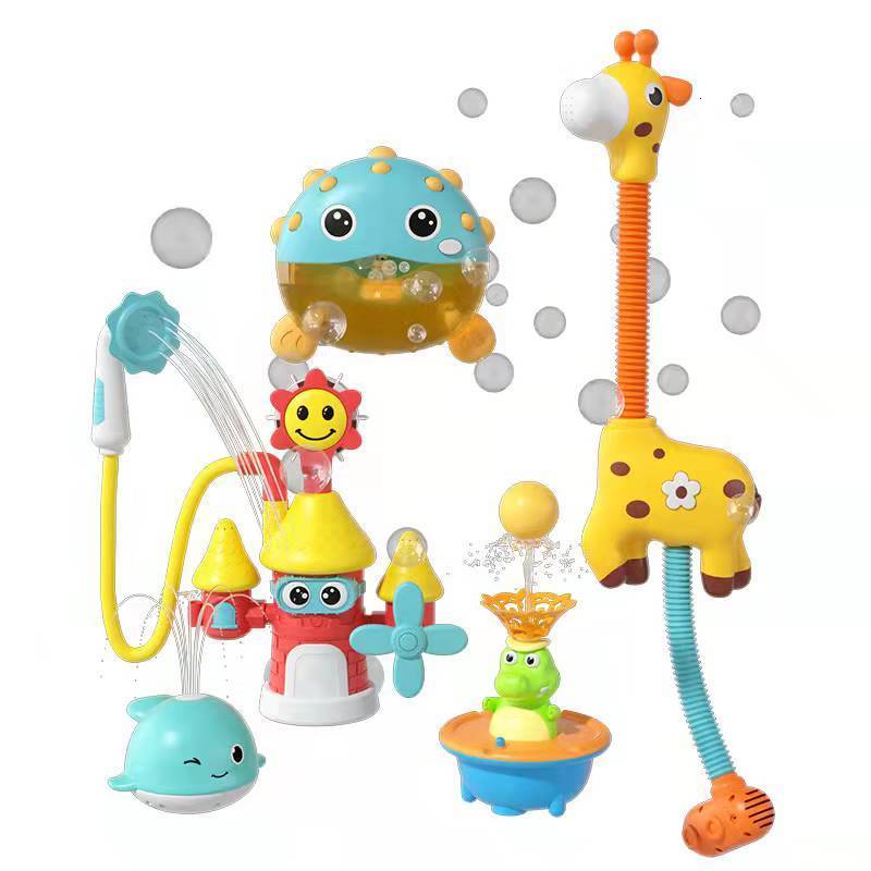 Bath Toys Water spray Bathtub Toys Baby Bathroom Faucet Shower Toys Powerful Suction Cup Children's Water Games Children's Gifts 230427