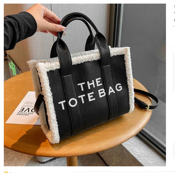 PU Leather Marc Fashion Handbags Bag with Logo Large Capacity Shoulder for Women wallets Letter Printed Tote Bag Multi Colors Totes Purse, Outer packing bag
PU Leather Marc Fashion Handbags Bag with Logo Large Capacity Shoulder for Women wallets Letter Printed Tote Bag Multi Colors Totes Purse, Outer packing bag
