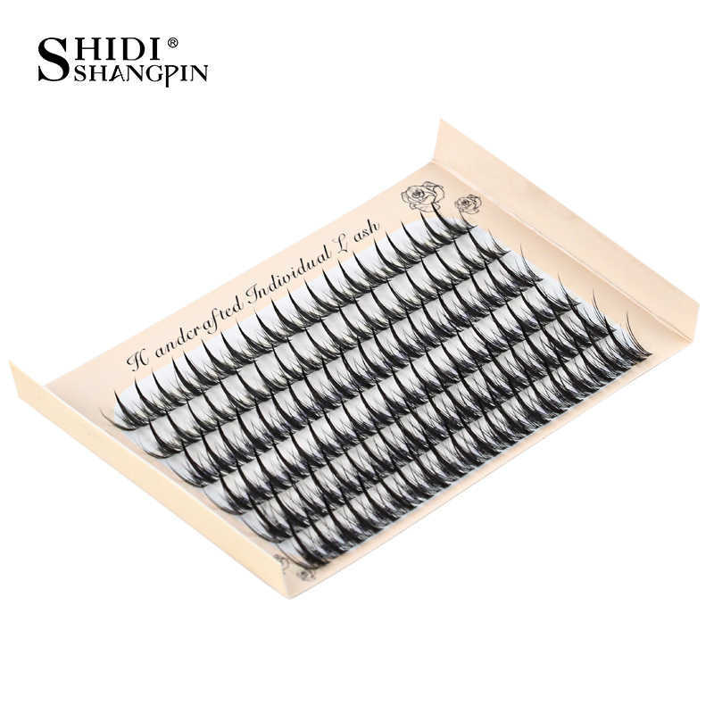 3 PCFalse Eyelashes 246 Bundles Professional Makeup Individual Lashes Cluster Spikes Lash Wispy Premade Russian Natural Fluffy False Eyelashes Z0428
