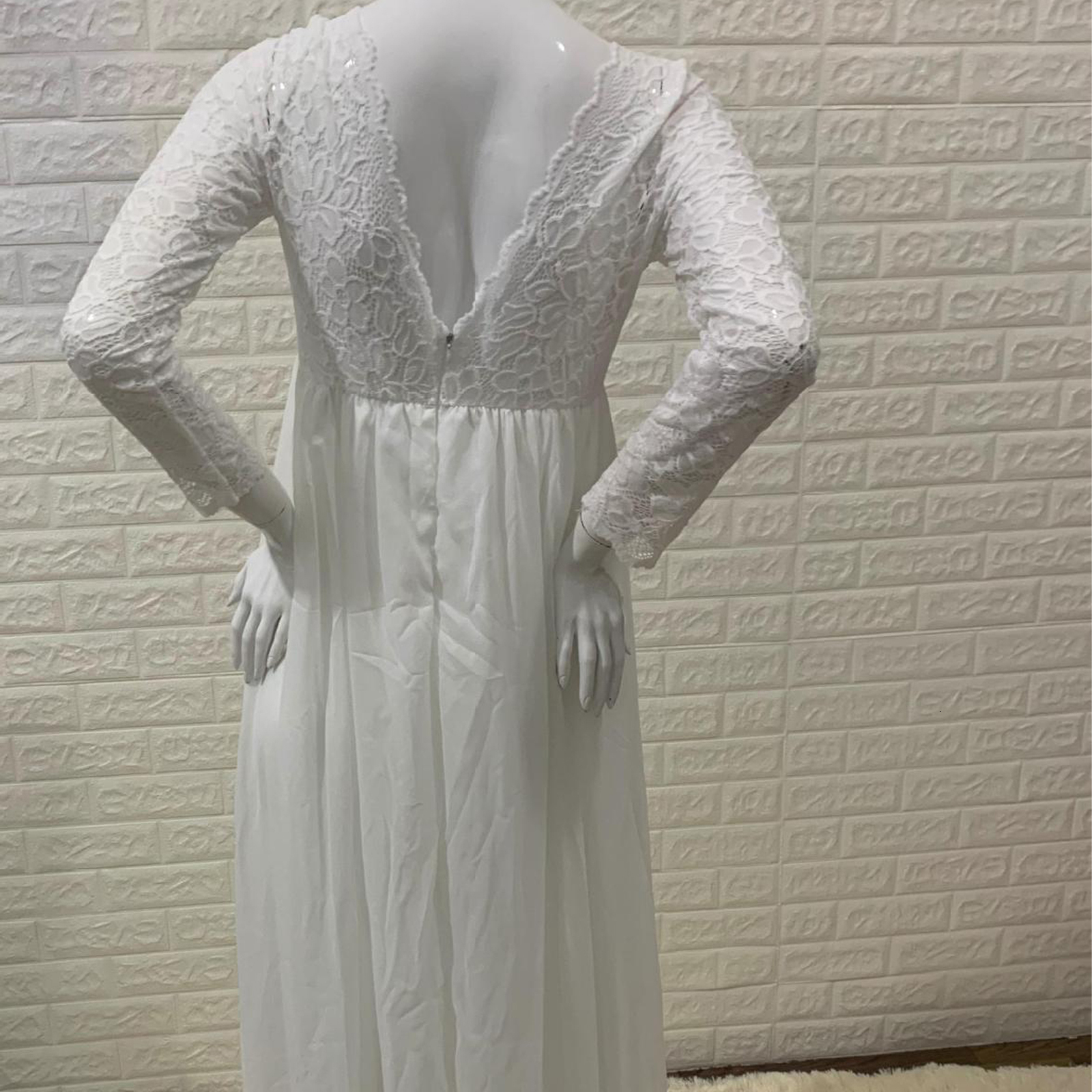 Maternity Dresses Maternity Dress Pregnant Long Sleeve Lace Patchwork Pregnant Woman Sexy Loose Tail Dress Pregnant Woman Dress 230428
