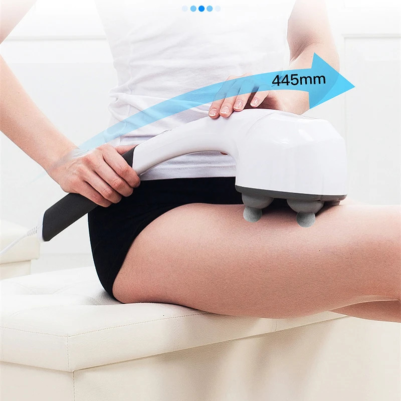 Full Body Massager Electric Magnetic Stone Handheld Massager Anion Cervical Body Massage Hammer Muscle Relax Vibrating Deep Tissue Massage Machine 231