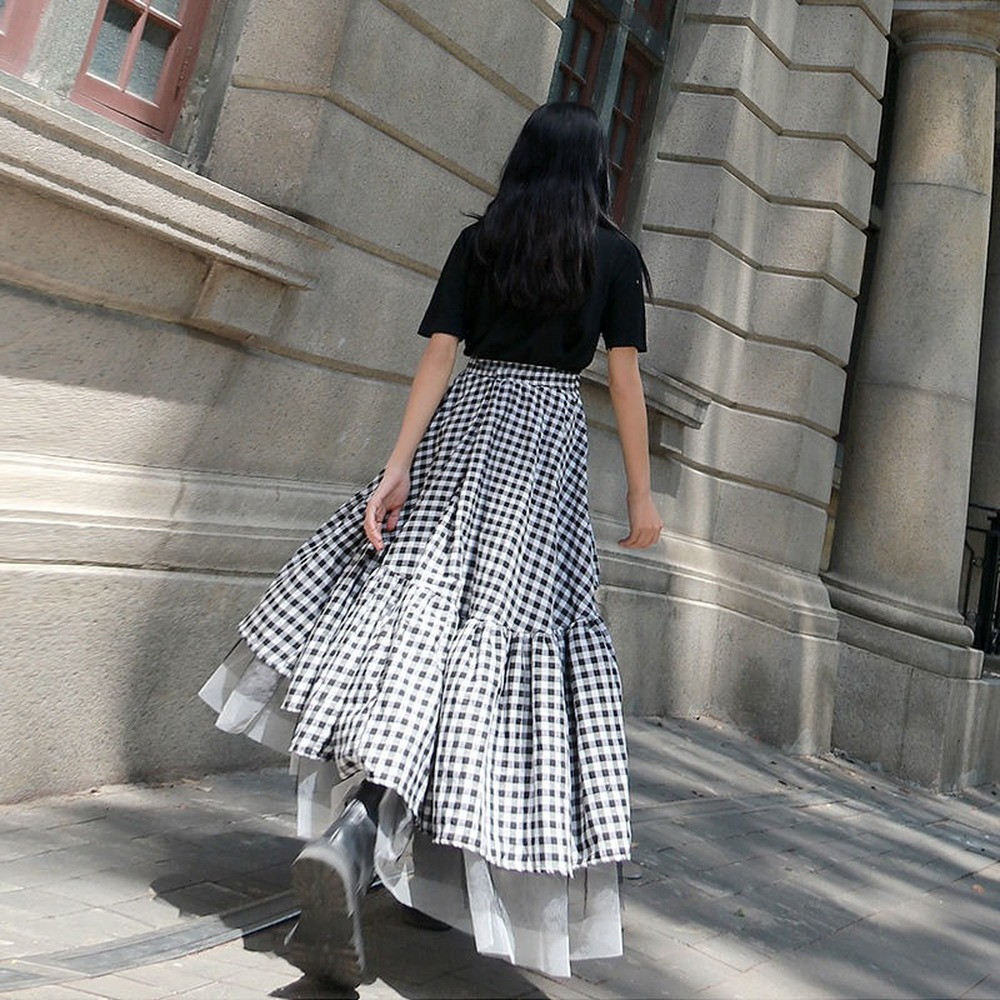 Skirts High Low Black Tulle Skirt Asymmetrial Hem Tutu Layered Wedding Bridal Gown High Waist Pleated Prom Skirt Gala Stylish Saia 230428
