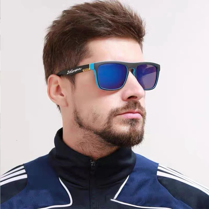 Outdoor Eyewear Fashion Polarized Sunglasses Color Changing Men Sports Cycling Road Mountain Bike Glasses 231127