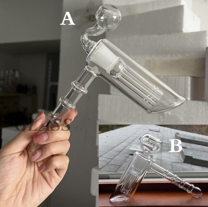 Glass Bubbler Smoking Pipe Smoke Glass Oil Burner Pipe Water Bongs Tobacco Herb Pipe Cigarette Pipes
