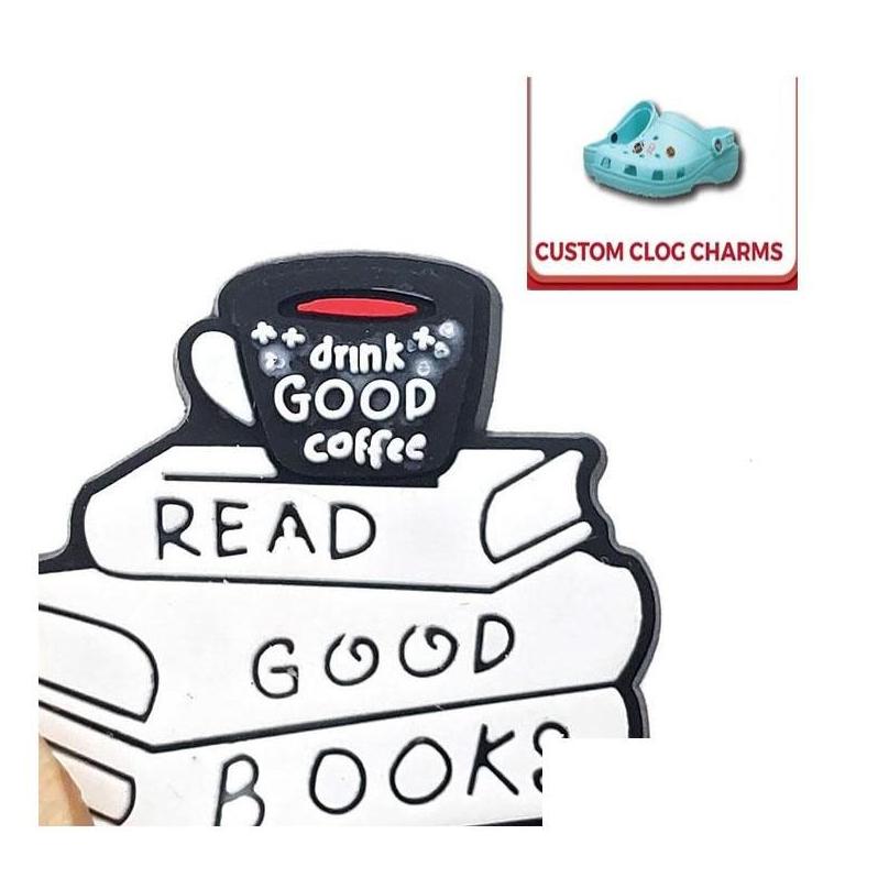 Shoe Parts Accessories 5030 Words Phrase Clog Charms Desiner Or Custom For Shoes Wall Art Decoration Cture Dr Dhnrg