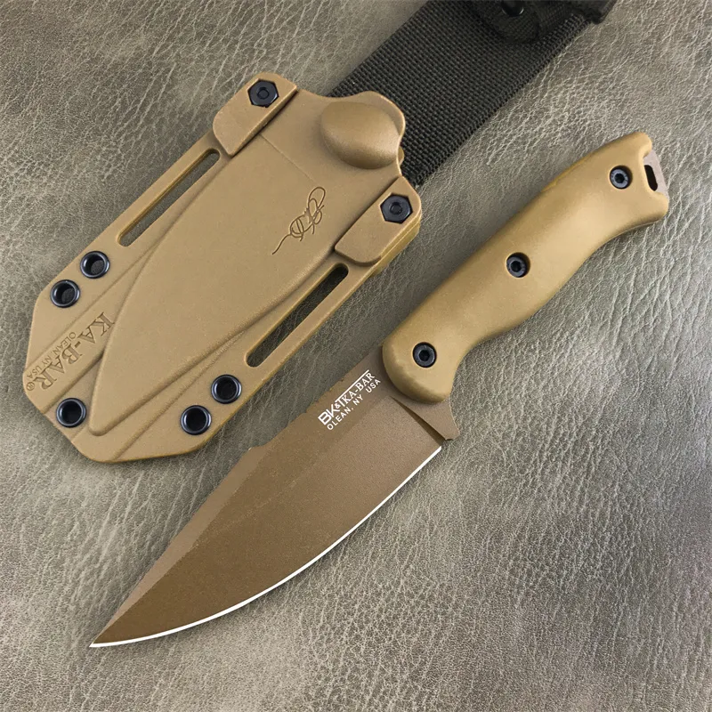 KA-BAR BK18 Short oon Fixed Blade Outdoor Combat Straight Knife Camping Hunting Tactical Defense Utility Knives BM 535 4850 3300 15080 176 940 5370