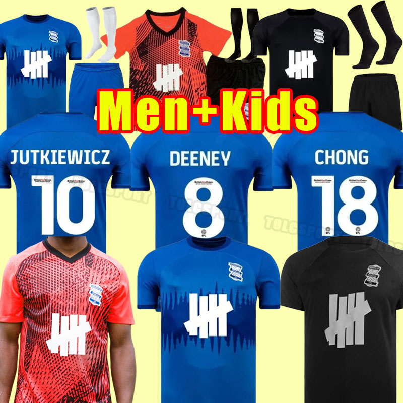 23 24 Birmingham Soccer Jerseys DEENEY BELA McGREE City FC 2023 2024 Home Away Third Adults Men Kids Kit Full Set Football Shirts Short Socks PEDERSEN DEAN SUNJIC child