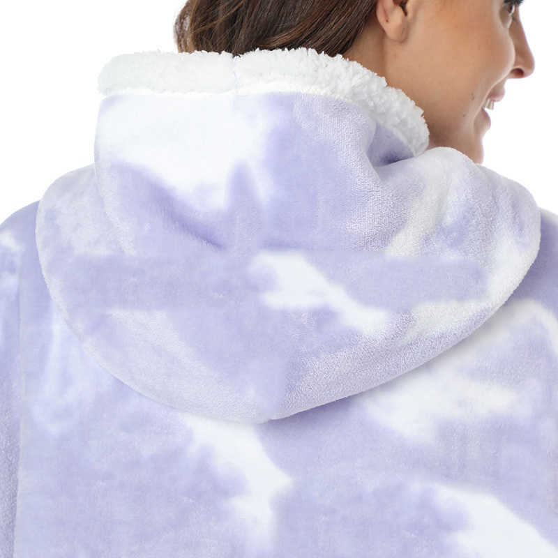 Super fun hoodie Sweatshirt Goddess exclusive winter wool wearable with sleeves hoodie undershirt women's clothing Moletom Feminino L231128