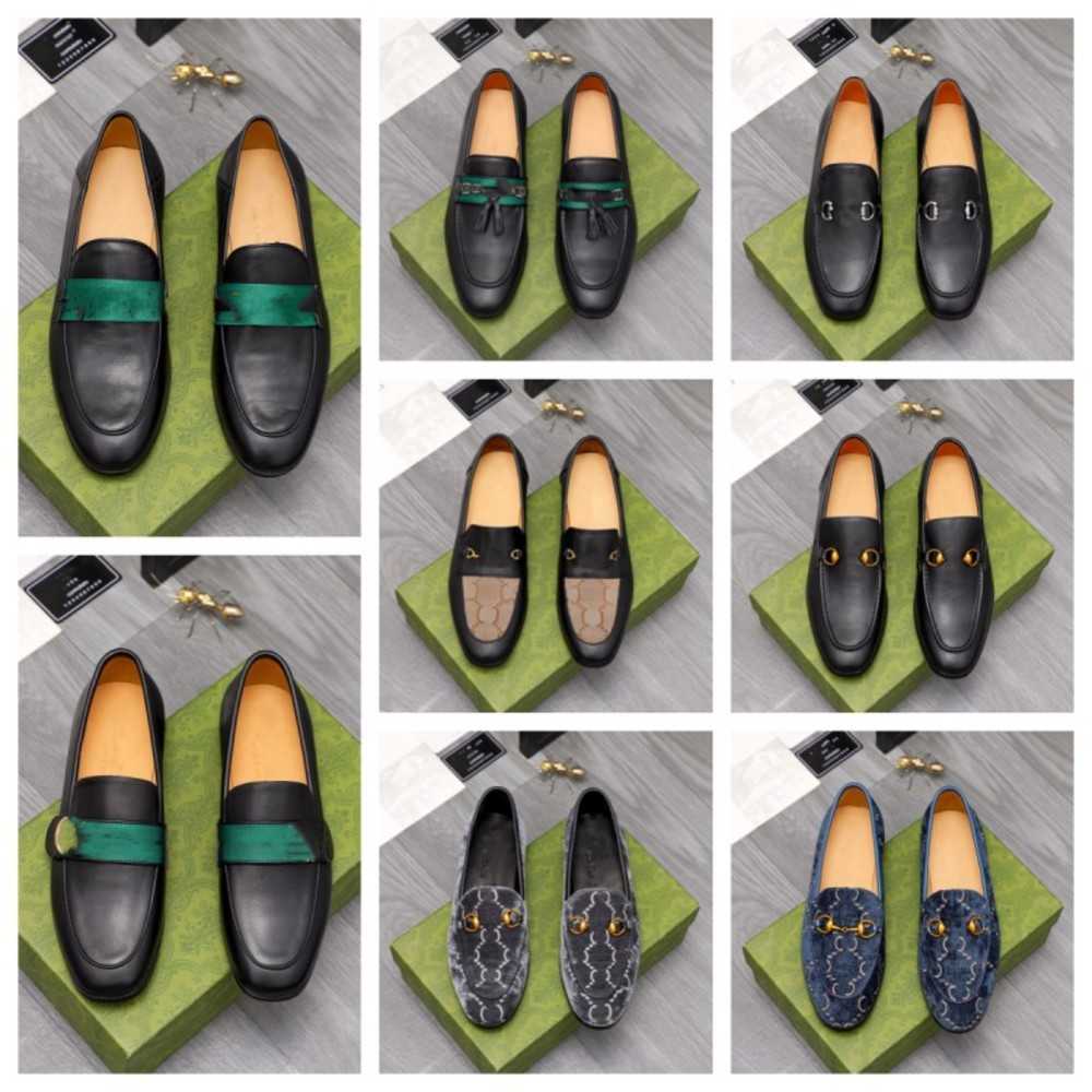 Double G Classic mens casual shoes 100% Authentic cowhide Metal buckle leather dress shoes Letter flat Mules Princetown Men Trample Lazy Loafers size 38-44, Gu418m-1
Double G Classic mens casual shoes 100% Authentic cowhide Metal buckle leather dress shoes Letter flat Mules Princetown Men Trample Lazy Loafers size 38-44, Gu418m-1