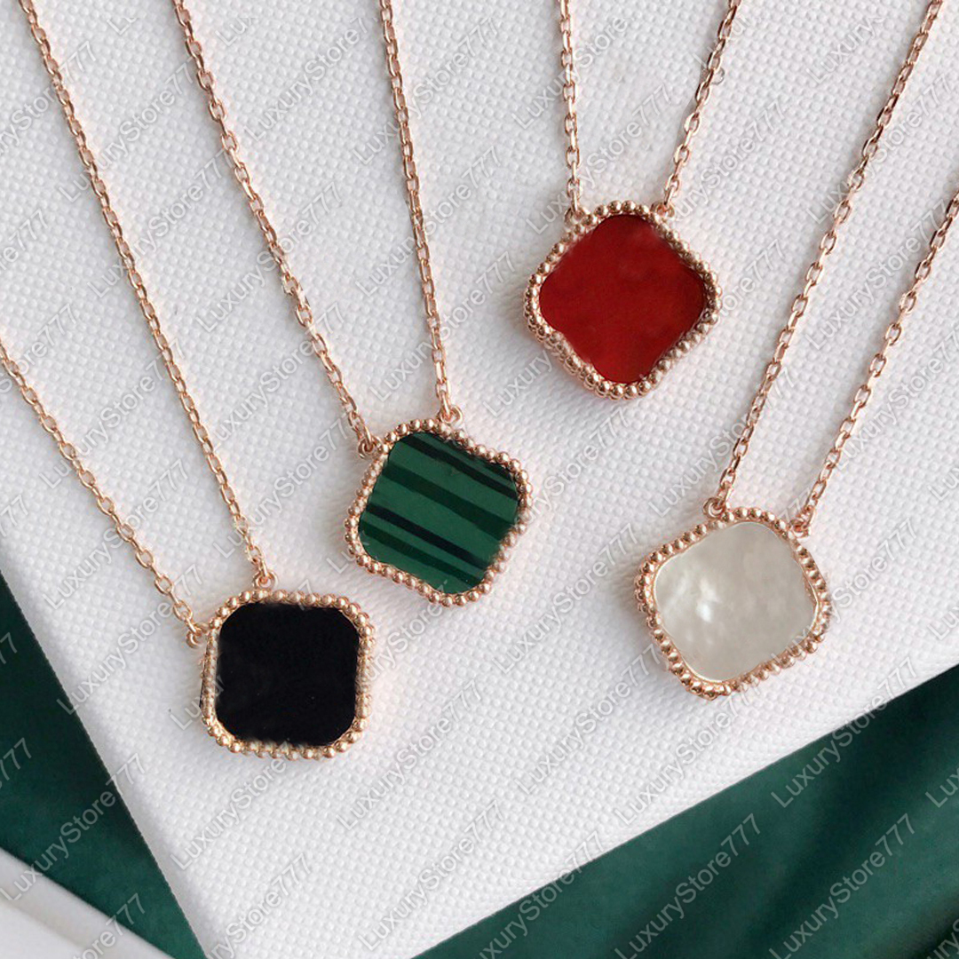 Luxury four leaf clover necklace mother of pearl pendant designer necklace jewelry plated silver gold chain stainless steel wedding christmas gift
Luxury four leaf clover necklace mother of pearl pendant designer necklace jewelry plated silver gold chain stainless steel wedding christmas gift