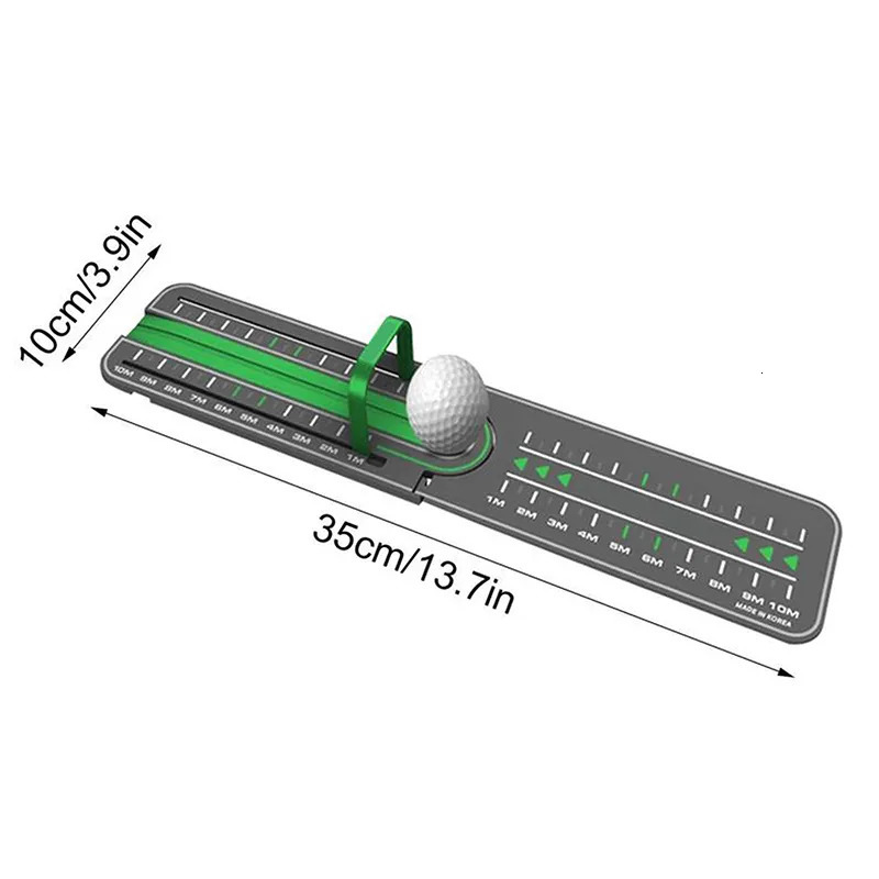 Other Golf Products Precision Distance Putting Drill Green Mat Ball Pad Mini Training Aids Accessories 231128