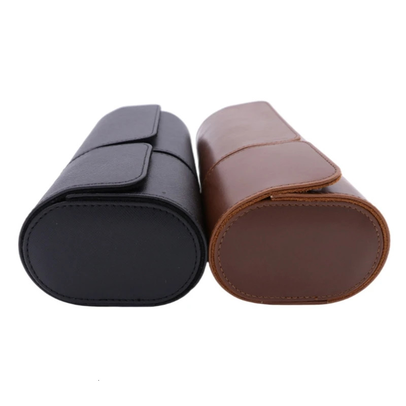 Jewelry Boxes Men Leather Watch Box Organizer 6 Bit Pouch Bag Easy Carry to Travel Storage 231127