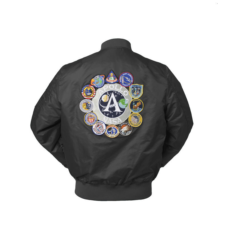 Mens Jackets Apollo Winter Thick US air force pilot flight bomber jacket ma1 reversible padding custom available oem factory puffer for me 221006