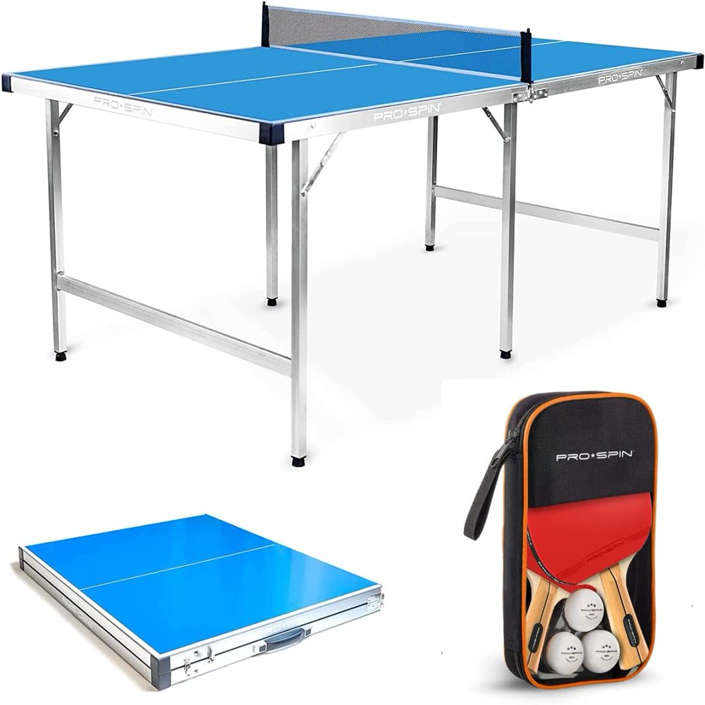 Midsize Ping Pong Table High-Performance Ping Pong Paddle 2 Player Set, Foldable, Portable, Indoor Outdoor
Midsize Ping Pong Table High-Performance Ping Pong Paddle 2 Player Set, Foldable, Portable, Indoor Outdoor