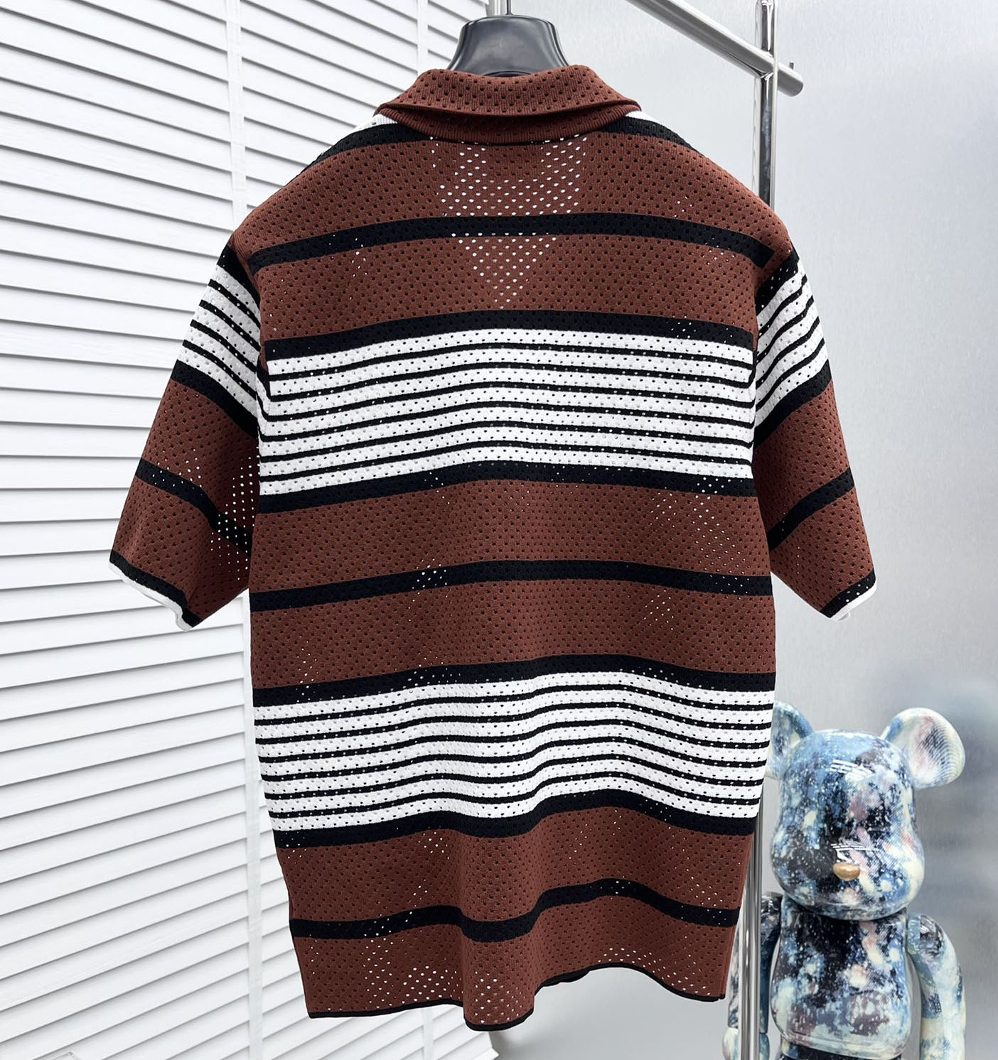 Men's Plus Tees & Polos Round neck embroidered and printed polar style summer wear with street pure cotton r112r35