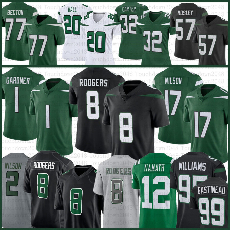 8 Aaron Rodgers Breece Hall Custom Football Jersey Ahmad Sauce Gardner Garrett Wilson Quinnen Williams Allen Lazard New Yorks Mecole Hardman Jetes Revis CJ Mosley, Mens
8 Aaron Rodgers Breece Hall Custom Football Jersey Ahmad Sauce Gardner Garrett Wilson Quinnen Williams Allen Lazard New Yorks Mecole Hardman Jetes Revis CJ Mosley, Mens