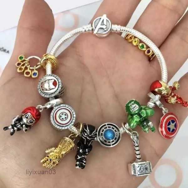 Charm Bracelets 925 Sterling Silver Snake Chain Clasp Bracelet Cartoon European Beads Avenger Dangle Fits Pandora Necklace B8 1 PYEO
Charm Bracelets 925 Sterling Silver Snake Chain Clasp Bracelet Cartoon European Beads Avenger Dangle Fits Pandora Necklace B8 1 PYEO