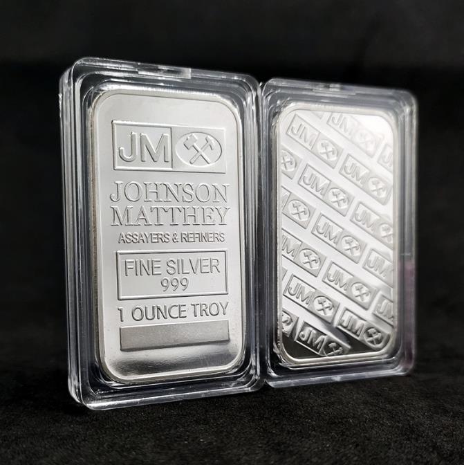 10 pcs Non Magnetic Amerian coin JM Johnson matthey 1 oz Pure 24K real Gold silver Plated Bullion Bar with different serial number
10 pcs Non Magnetic Amerian coin JM Johnson matthey 1 oz Pure 24K real Gold silver Plated Bullion Bar with different serial number