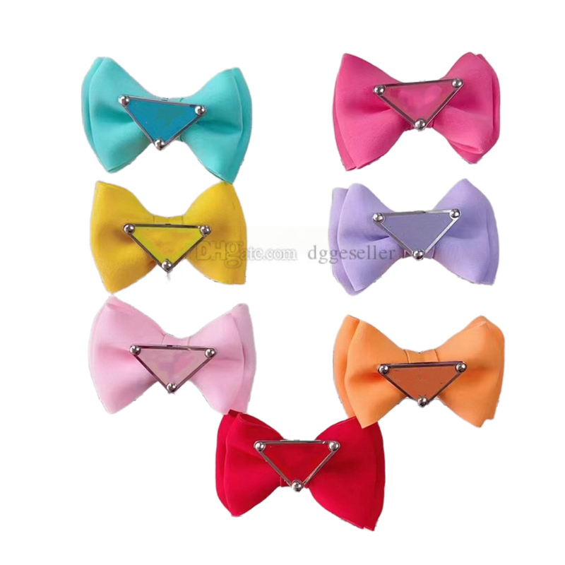 

Designer Dog Hair Clips Brand Dog Apparel Cute Puppy Dog Small Bowknot Hair Bows with Metal Clips Handmade Hair Accessories Bow Pet Grooming Products Purple A704, Blue