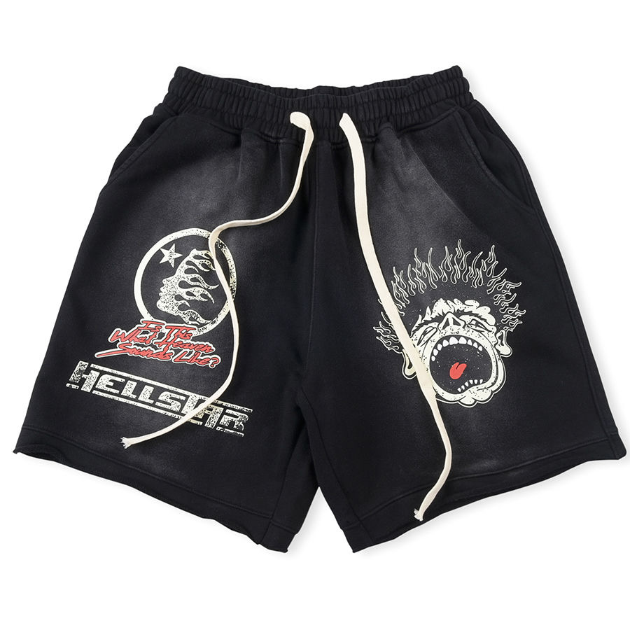 Men's Plus Size Shorts High Street wash Hellstar Studios Globe women distressed nickel shorts fashion brand loose niche high street five-point center back pants SMLXL, Black
Men's Plus Size Shorts High Street wash Hellstar Studios Globe women distressed nickel shorts fashion brand loose niche high street five-point center back pants SMLXL, Black