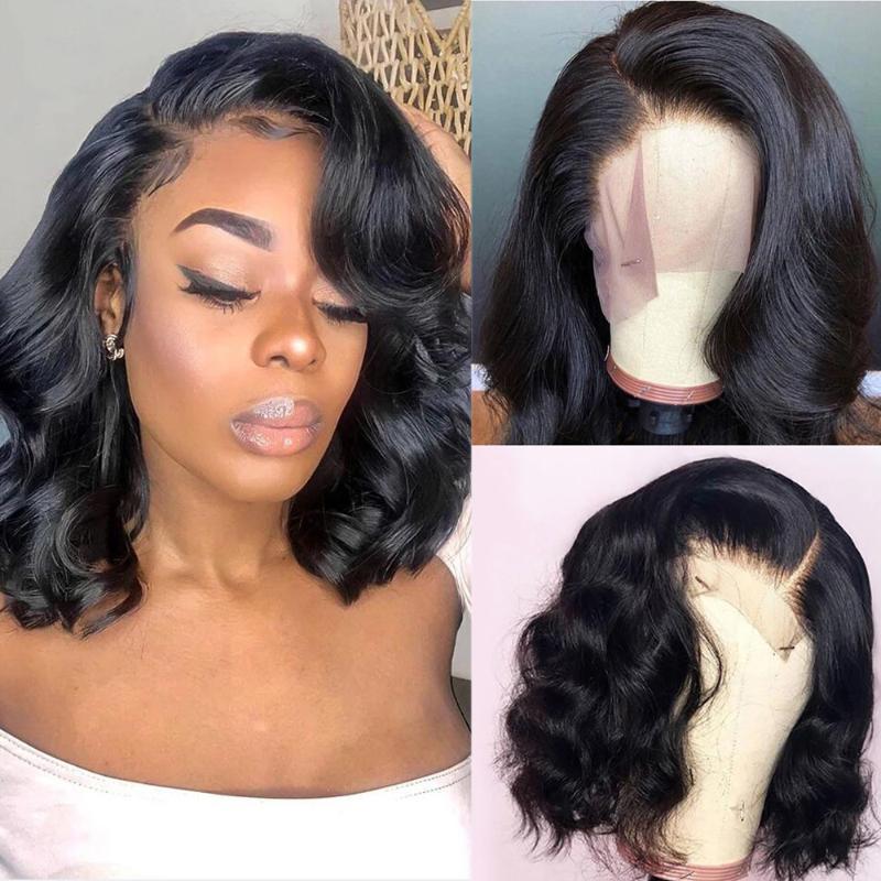 Lace Wigs Body Wave Short Bob Front Human Hair Brazilian Frontal 13x1 T Part Remy PrePlucked For Black Women, Picture shown
Lace Wigs Body Wave Short Bob Front Human Hair Brazilian Frontal 13x1 T Part Remy PrePlucked For Black Women, Picture shown