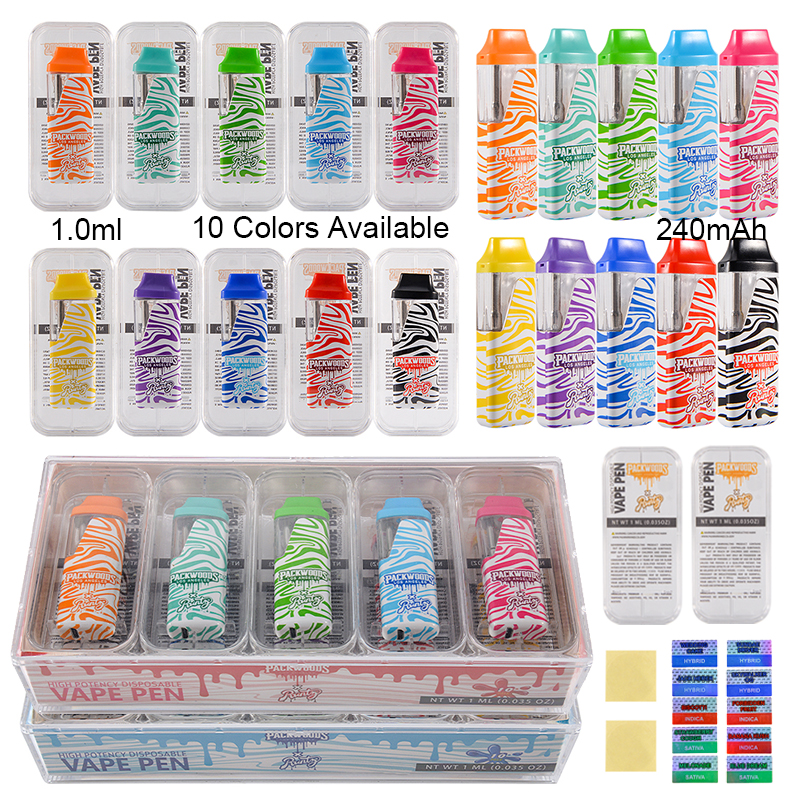 Packwoods Runty Stripe Style Runtz Disposable Vape Pens Empty Micro USB Charger Rechargeable Dabbing Pen 1.0ml Device Pods 240mAh Battery Start Kits E Cigs
Packwoods Runty Stripe Style Runtz Disposable Vape Pens Empty Micro USB Charger Rechargeable Dabbing Pen 1.0ml Device Pods 240mAh Battery Start Kits E Cigs