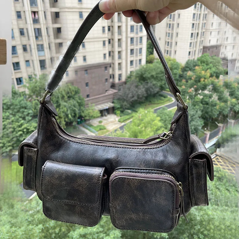 Evening Bags Vintage Street y Shoulder Bag Pockets Handbag Bolsas Female ner Purse 231128 32f3