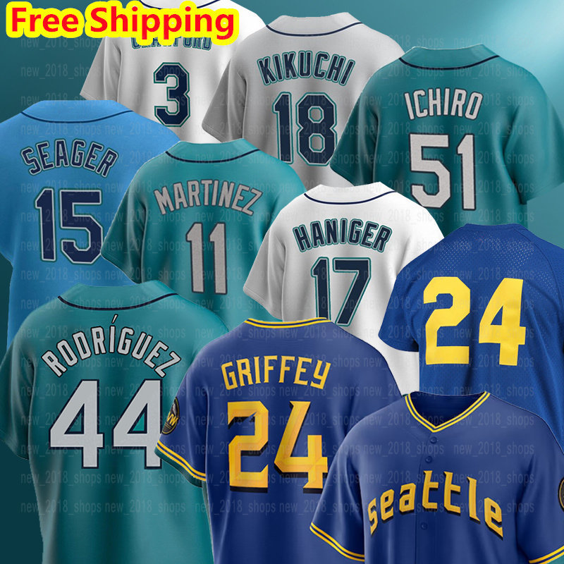 44 Julio Rodriguez Mariners City Connect Baseball Jerseys Seattle Ken Griffey Jr. Jarred Kelenic Luis Castillo Ichiro Suzuki Paul Sewald Kolten Wong, Men(shui s)
44 Julio Rodriguez Mariners City Connect Baseball Jerseys Seattle Ken Griffey Jr. Jarred Kelenic Luis Castillo Ichiro Suzuki Paul Sewald Kolten Wong, Men(shui s)