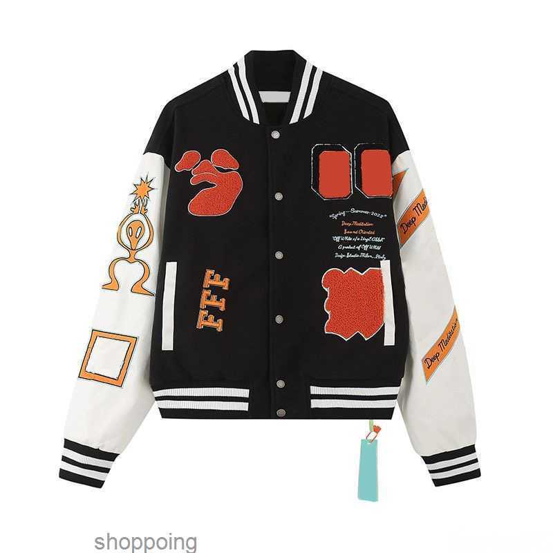 Fashion Designer Skull Decal Baseball Jacket Wool Tweed Splicing Leather Sleeve Coats Embroidery Womens Hip Hop Style Winter Jacketsr0qn, #04
Fashion Designer Skull Decal Baseball Jacket Wool Tweed Splicing Leather Sleeve Coats Embroidery Womens Hip Hop Style Winter Jacketsr0qn, #04