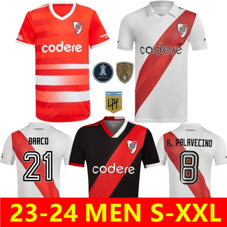2023 2024 River Plate soccer jerseys home away 3rd QUINTERO BARCO ROMERO BORJA 23 24 M. SUAREZ DE LA CRUZ LIBERTADORES football shirts, 22 23 away libertadores jersey
2023 2024 River Plate soccer jerseys home away 3rd QUINTERO BARCO ROMERO BORJA 23 24 M. SUAREZ DE LA CRUZ LIBERTADORES football shirts, 22 23 away libertadores jersey